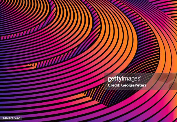 concentric circles abstract background - weather radar graphic stock illustrations