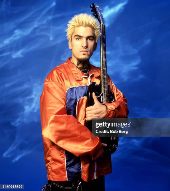 American musician Robb Flynn, of the American heavy metal band Machine Head, poses for a portrait in Los Angeles, California, circa 1999.