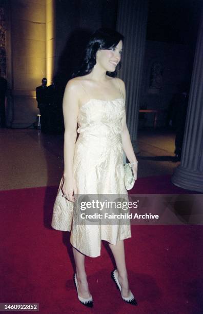 Liv Tyler wearing Marc Jacobs attends the Metropolitan Museum of Art Costume Institute's annual Gala to celebrate the 'Jacqueline Kennedy: The White...