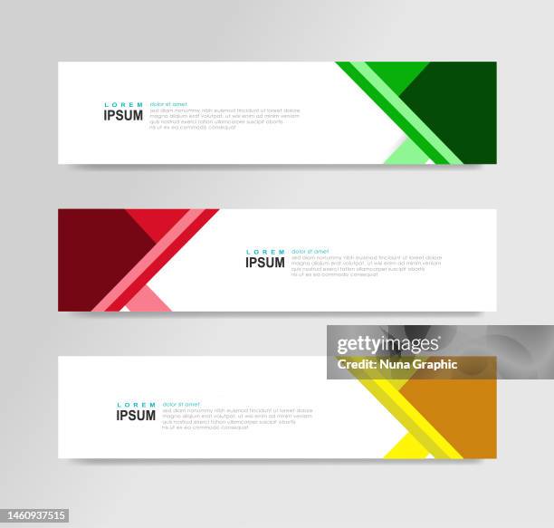 vector abstract banner - header stock illustrations