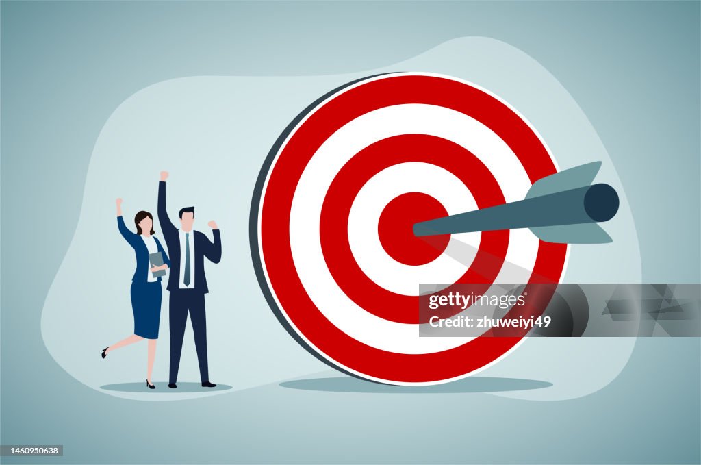 Business target, achieve goal