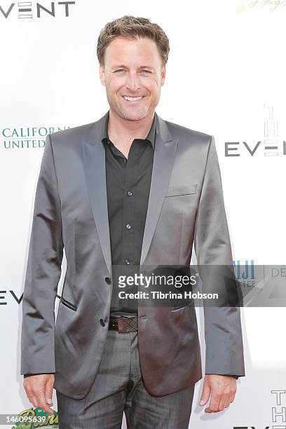 Chris Harrison attends 1st annual T.H.E. Event hosted by Chris Harrison and The Band From TV at Calabasas Tennis and Swim Center on June 9, 2012 in...