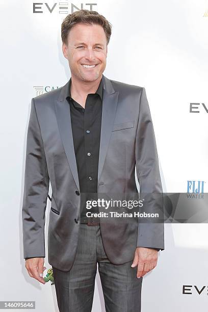 Chris Harrison attends 1st annual T.H.E. Event hosted by Chris Harrison and The Band From TV at Calabasas Tennis and Swim Center on June 9, 2012 in...