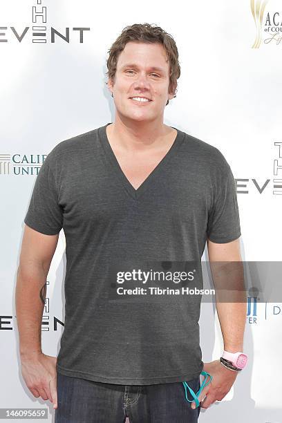 Bob Guiney attends 1st annual T.H.E. Event hosted by Chris Harrison and The Band From TV at Calabasas Tennis and Swim Center on June 9, 2012 in...