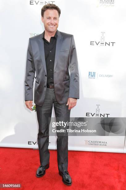 Chris Harrison attends 1st annual T.H.E. Event hosted by Chris Harrison and The Band From TV at Calabasas Tennis and Swim Center on June 9, 2012 in...