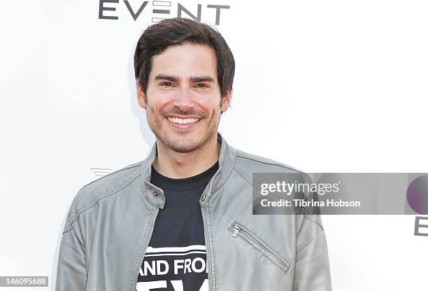 Eddie Matos attends 1st annual T.H.E. Event hosted by Chris Harrison and The Band From TV at Calabasas Tennis and Swim Center on June 9, 2012 in...