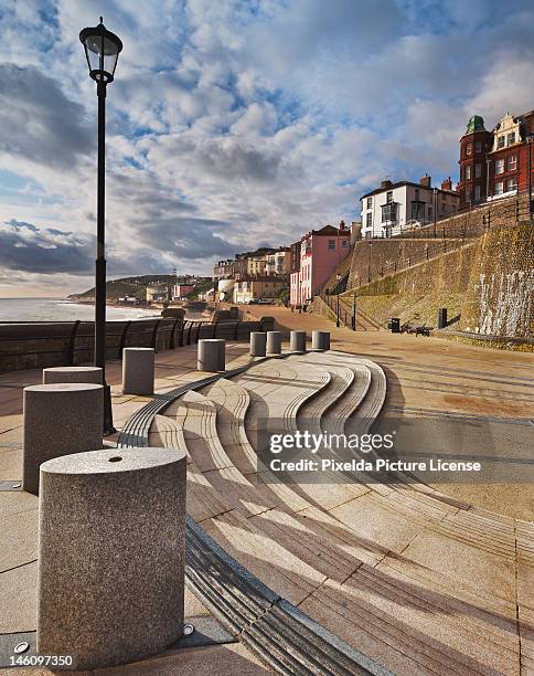 cromer sea front architecture - cromer pier stock pictures, royalty-free photos & images