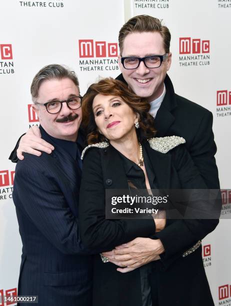 Nathan Lane, Andrea Martin, and Devlin Elliott