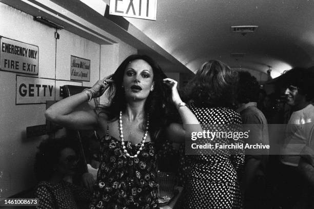 Runway show of Diane von Furstenberg's Fall 1977 RTW collection.