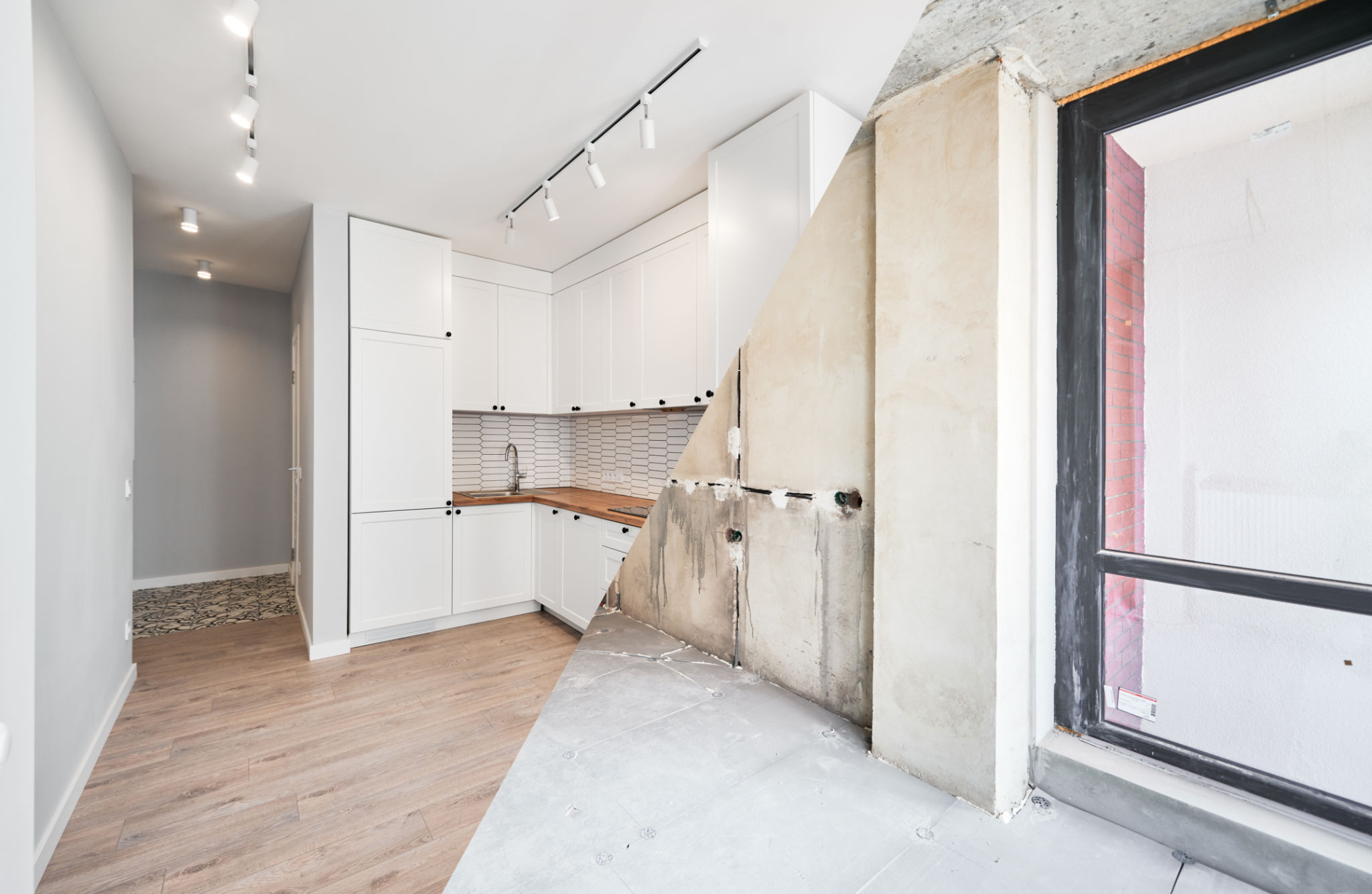 restored kitchen