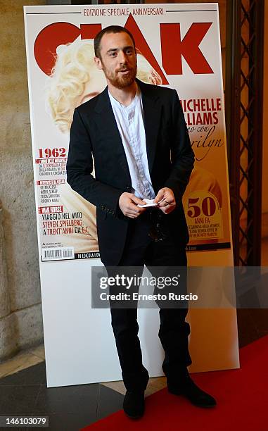 Elio Germano attends 2012 Ciak d'Oro ceremony awards at Palazzo Valentini on June 6, 2012 in Rome, Italy.