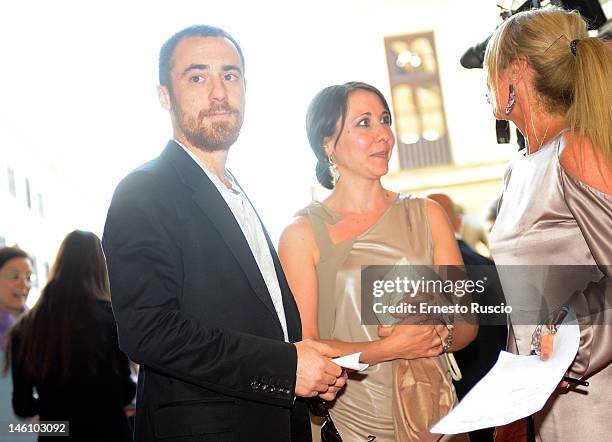 Elio Germano attends 2012 Ciak d'Oro ceremony awards at Palazzo Valentini on June 6, 2012 in Rome, Italy.