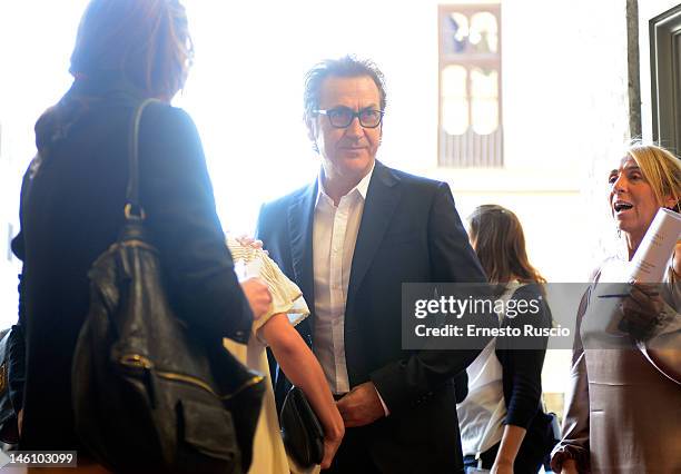 Marco Giallini attends 2012 Ciak d'Oro ceremony awards at Palazzo Valentini on June 6, 2012 in Rome, Italy.