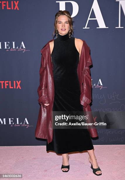 Stormi Henley attends the Premiere of Netflix's "Pamela, a love story" at TUDUM Theater on January 30, 2023 in Hollywood, California.