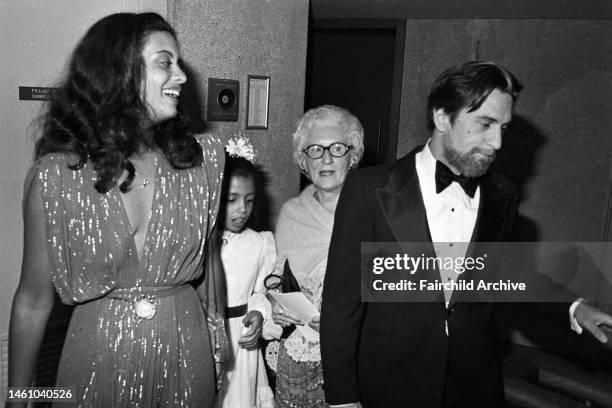 Diahnne Abbott, daughter Drina, Grandma De Niro and Robert De Niro