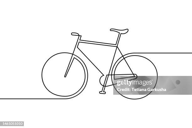 bicycle - bike white background stock illustrations
