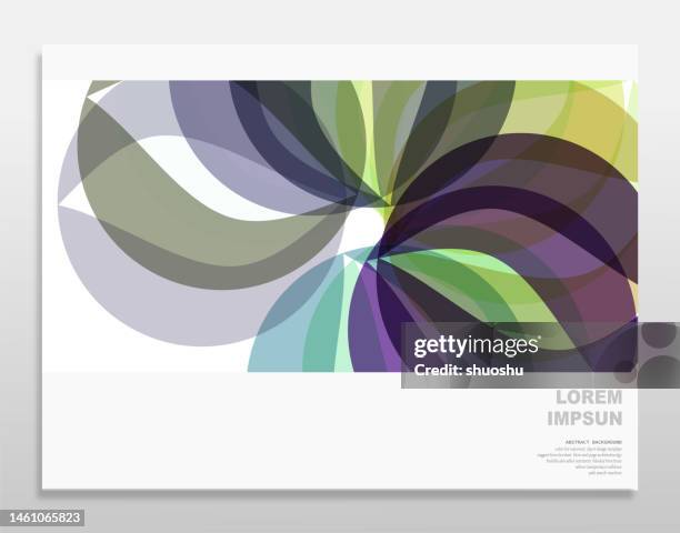 abstract bold colors curve striped brochure covering design illustration background - comforter stock illustrations