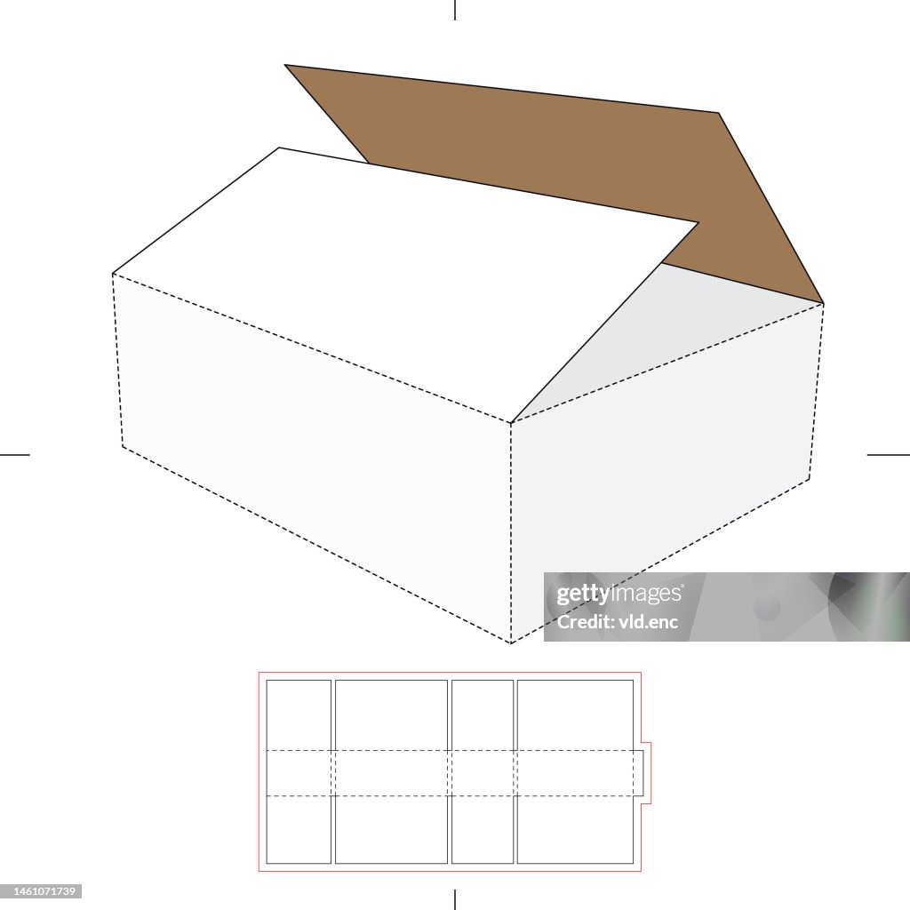 Storage Box With Blueprint High-Res Vector Graphic - Getty Images