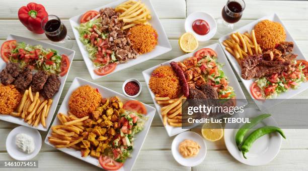 turkish food - deep fried stockfoto's en -beelden