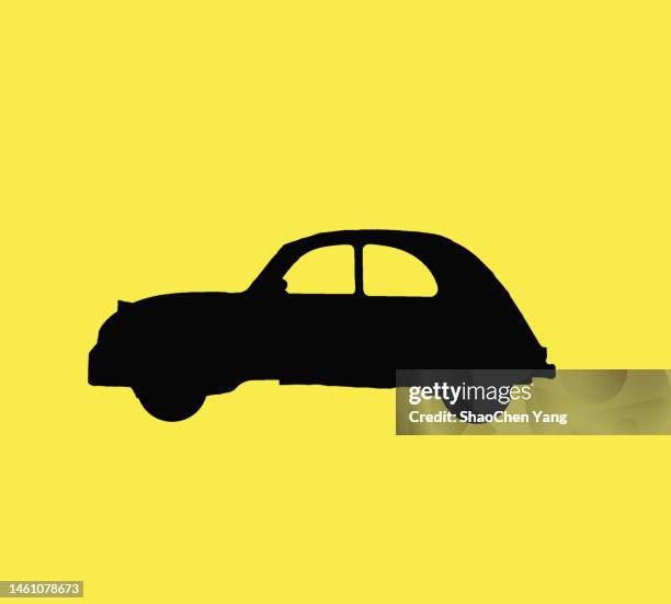beetle car in black silhouette - car key chain stock pictures, royalty-free photos & images