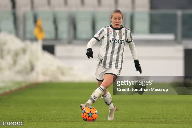 Valentina Cernoia of Juventus during the UEFA Women's Champions League group C match between Juventus and FC Zürich at Juventus Training Center on...