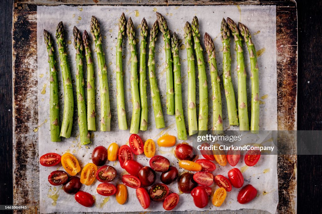Asparagus Caprese Salad