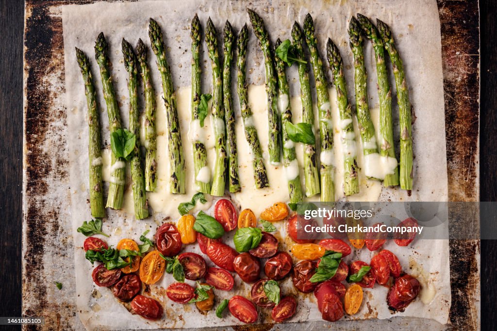 Asparagus Caprese Salad