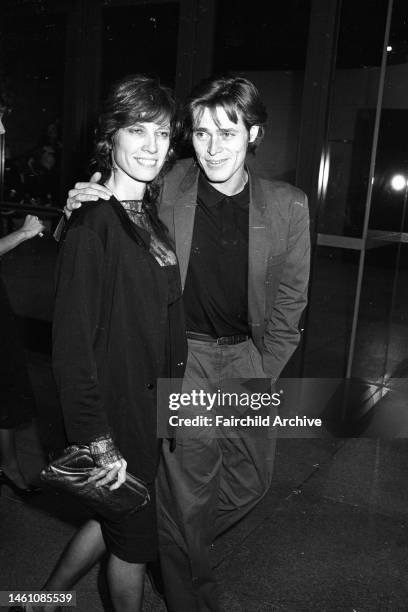 The scene during Giorgio Armani's party at the Los Angeles Museum of Contemporary Art on January 28, 1988 in Los Angeles, California. Article title:...