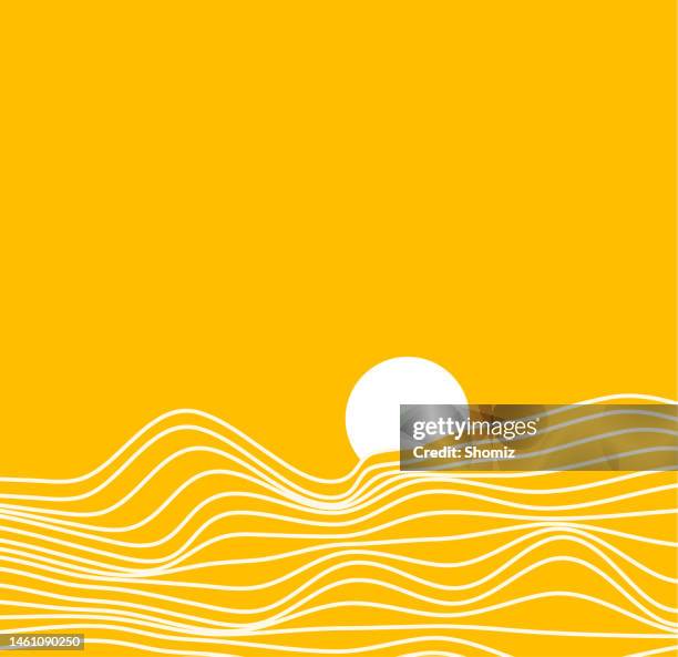 white lines, sand dunes, mountains - texas shape stock illustrations