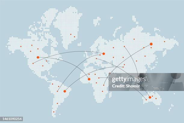 global transportation - transporting commodities plane stock illustrations