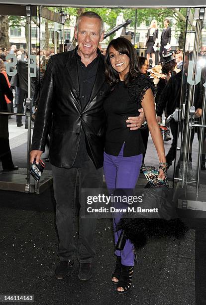 Carl Michaelson and Jackie St. Clair attend the European Premiere of 'Rock Of Ages' at Odeon Leicester Square on June 10, 2012 in London, England.