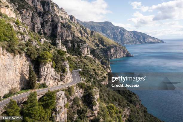 amazing amalfi coast - tyrrhenian sea stock pictures, royalty-free photos & images