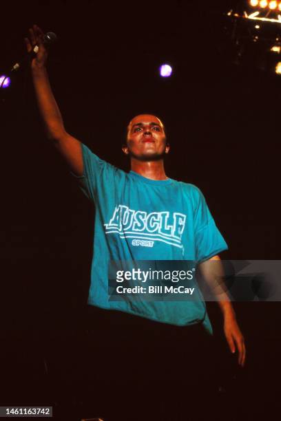 Curt Smith of the band Tears For Fears performs in concert at The Tower Theater October 8, 1993 in Philadelphia, Pennsylvania