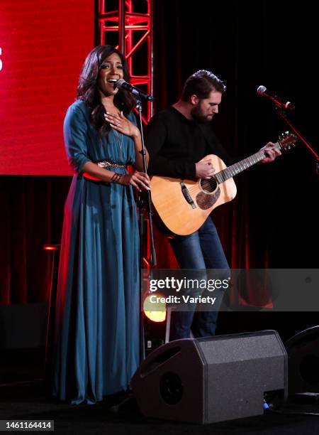 Mickey Guyton and Alex Gallagher