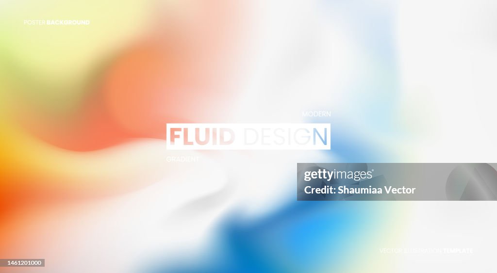 Abstract Blurred Gradient Fluid Vector Background Design Wallpaper ...