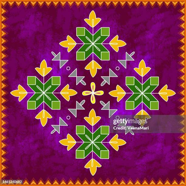 Free Hand Rangoli Design Vector Rangoli Design High-Res Vector Graphic - Getty Images