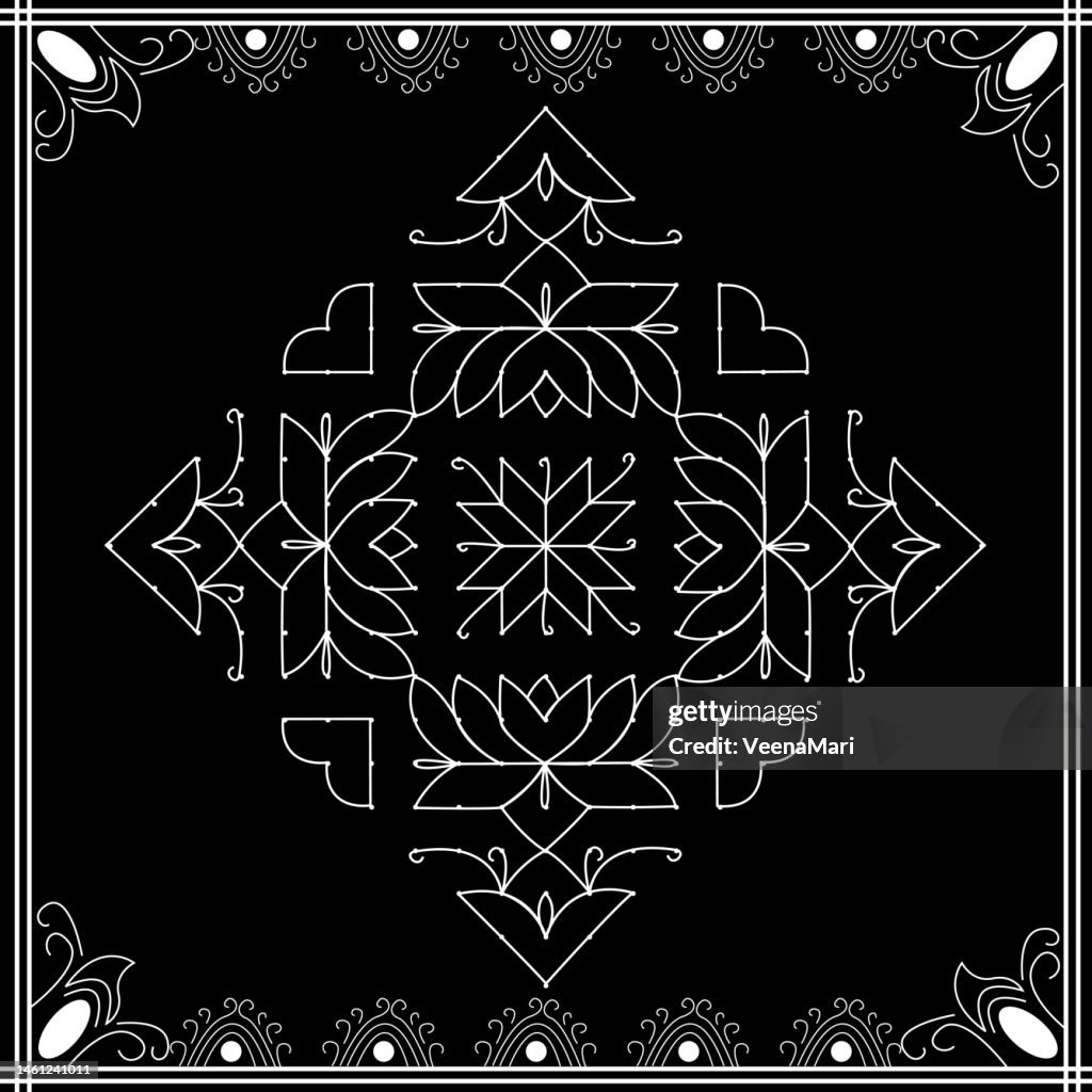 Rangoli Design High-Res Vector Graphic - Getty Images