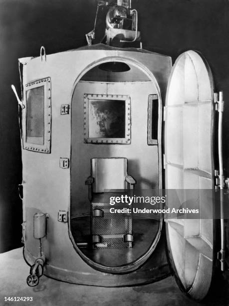 The new gas chamber that will be used at San Quentin, California, August 1, 1937.