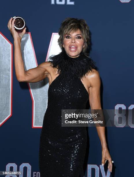 Lisa Rinna arrives at the Los Angeles Premiere Screening Of Paramount Pictures' "80 For Brady" at Regency Village Theatre on January 31, 2023 in Los...