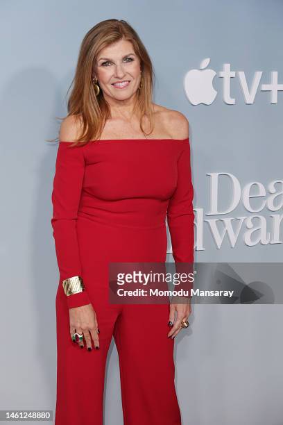 Connie Britton attends the red carpet premiere for Apple's original drama series "Dear Edward" at Directors Guild of America on January 31, 2023 in...