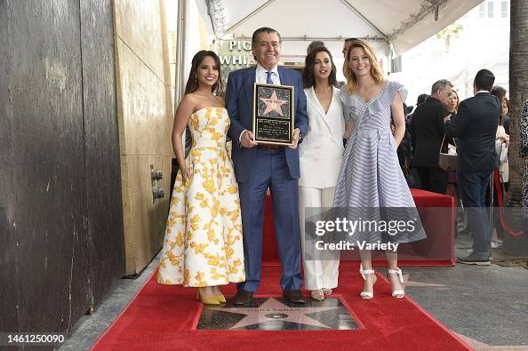 Becky G, Haim Saban, Naomi Scott and Elizabeth Banks News Photo - Getty