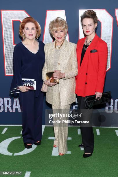Kat Kramer, Karen Sharpe and guest attend the Los Angeles Premiere of Paramount Pictures’ “80 For Brady” presented by Smirnoff ICE at the Regency...