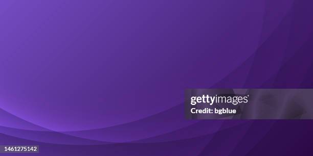 stockillustraties, clipart, cartoons en iconen met purple abstract background with curves - trendy geometric design - purple background