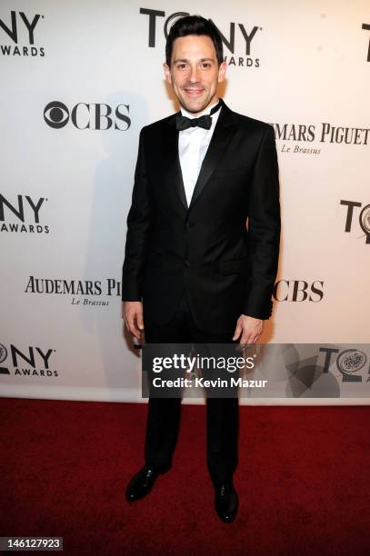 Steve Kazee attends the 66th Annual Tony Awards at The Beacon Theatre on June 10, 2012 in New York City.