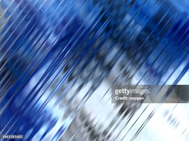 abstract metallic fluid melting diagonal parallel lines white and blue background - white morph stock pictures, royalty-free photos & images