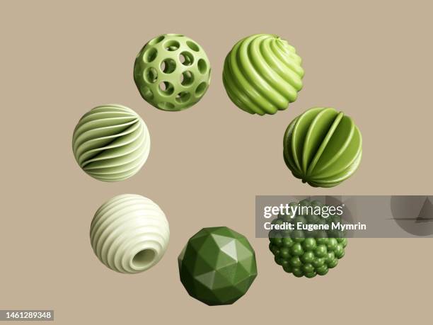 3d abstract background - sphere stockfoto's en -beelden