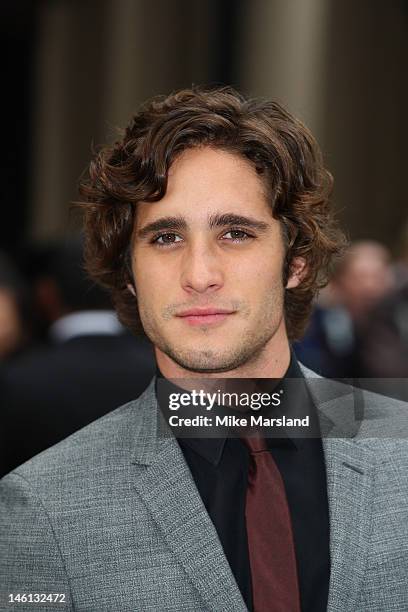 Diego Boneta attends the premiere for Rock Of Ages at Odeon Leicester Square on June 10, 2012 in London, England.