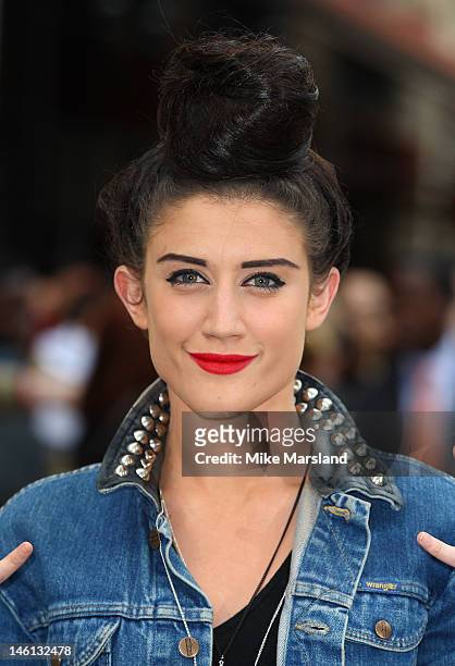Katie Waissel attends the premiere for Rock Of Ages at Odeon Leicester Square on June 10, 2012 in London, England.