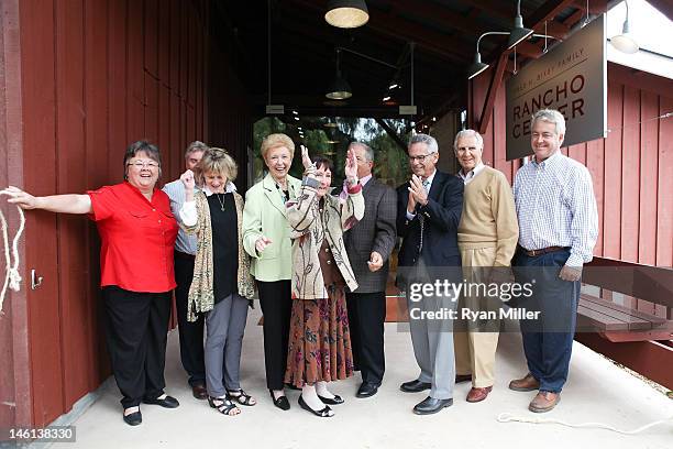 Gerrie Schipskie, Pat West, Long Beach City Manager, Claudia Jurmain, Director Special Projects and Publications, Beverly O'Neill, Former Long Beach...