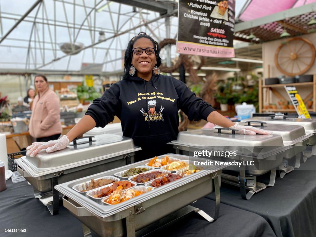 Tashana's Kitchen at Garden Farmers Market in Blue Point, New York